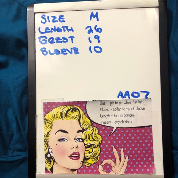 Ann Taylor LOFT Blue Maternity Top Scrub M Medium - Picture 5 of 5